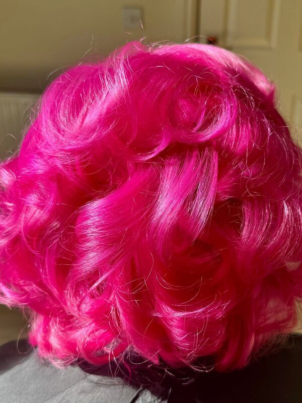 Freshly styled hair by Sharon